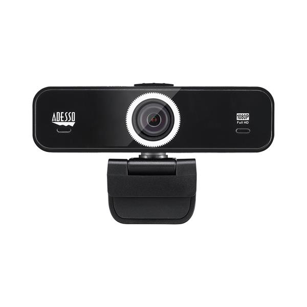 ADESSO Cybertrack K1 1080P HD Fixed Focus USB Webcam(Open Box)