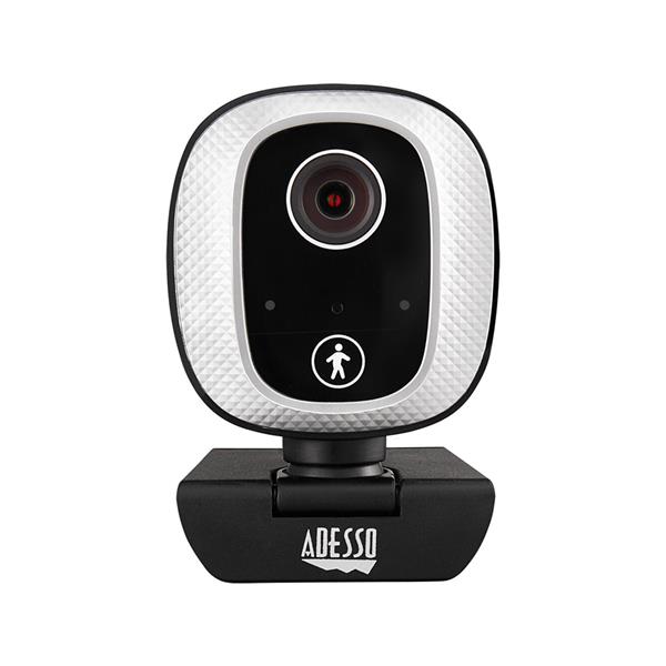 ADESSO Cybertrack M1 1080P HD H.264 Fixed Focus USB Webcam with 305° Motion Tracking