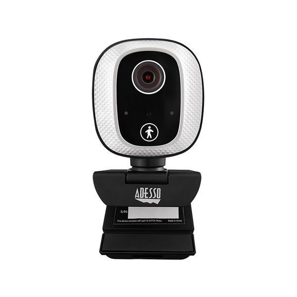 ADESSO Cybertrack M1 1080P HD H.264 Fixed Focus USB Webcam with 305° Motion Tracking