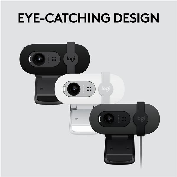 LOGITECH Brio 100 Webcam with Full HD 1080p resolution