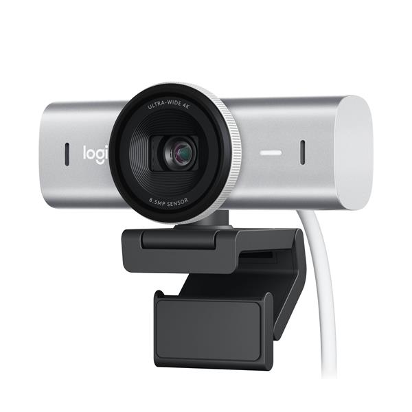 LOGITECH MX Brio Ultra HD 4k Webcam (Pale Gray)