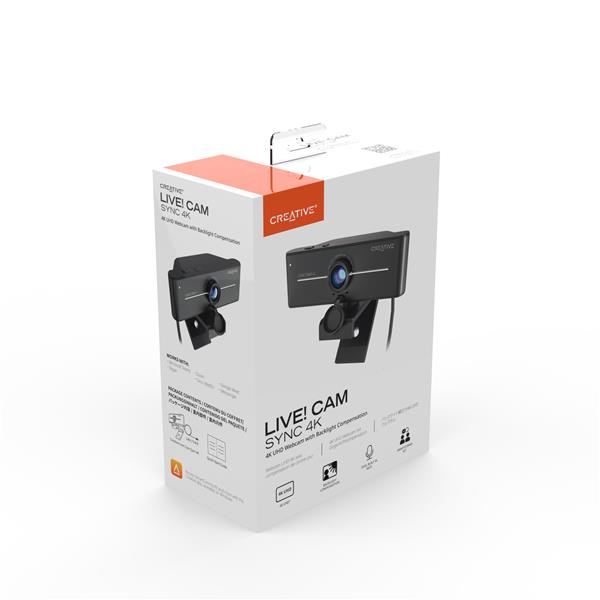 Creative Live! Cam Sync 4K UHD Webcam(Open Box)