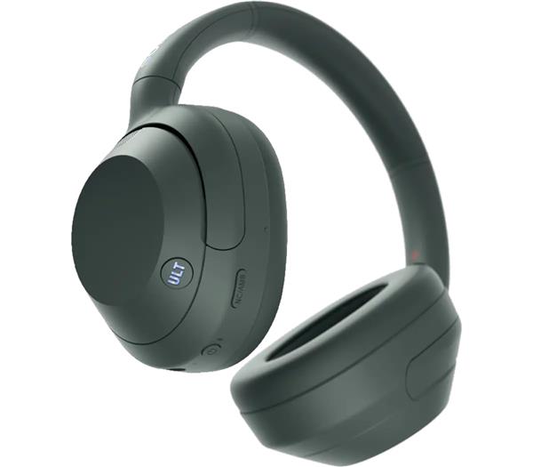 SONY ULT WEAR Wireless Noise Canceling Over-Ear Headphones, Gray