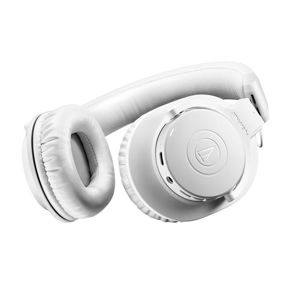 AUDIO-TECHNICA ATH-M20XBT Wireless Over-Ear Headphones, White