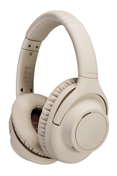 AUDIO TECHNICA ATH-S300BT Wireless Headphones, Beige