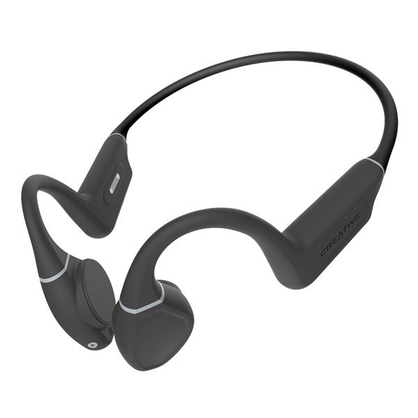 CREATIVE Outlier Free+ Wireless Bone Conduction Headphones, Grey/Black