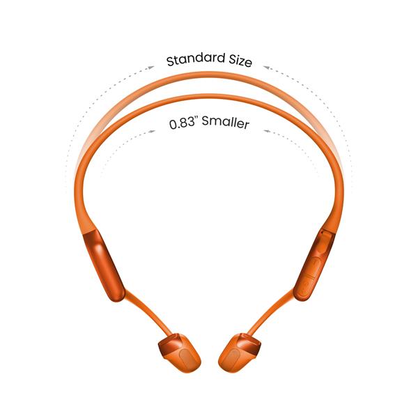 SHOKZ OpenRun PRO 2 Mini BT Bone Conduction Sport Headphones, Orange