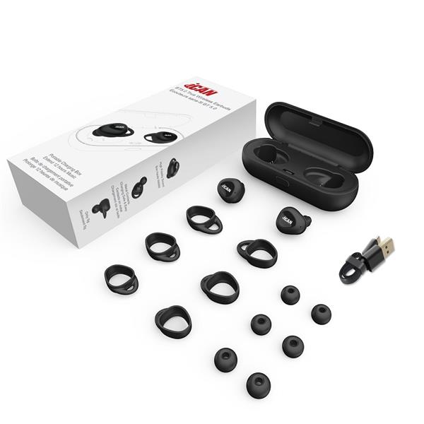 iCAN Bluetooth v5.0 Wireless Stereo Earbuds (T9) with Charging Case