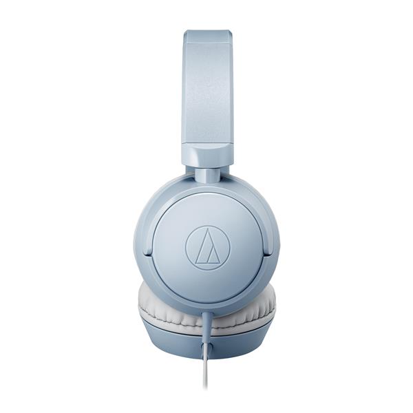 AUDIO TECHNICA ATH-S120C USB-C On-Ear Headphones, Blue-Gray