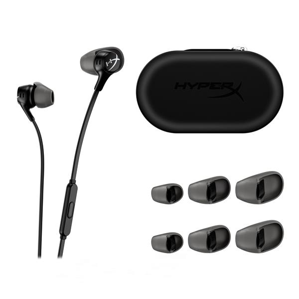 HYPERX Cloud II Gaming Earbuds with Microphones, Black