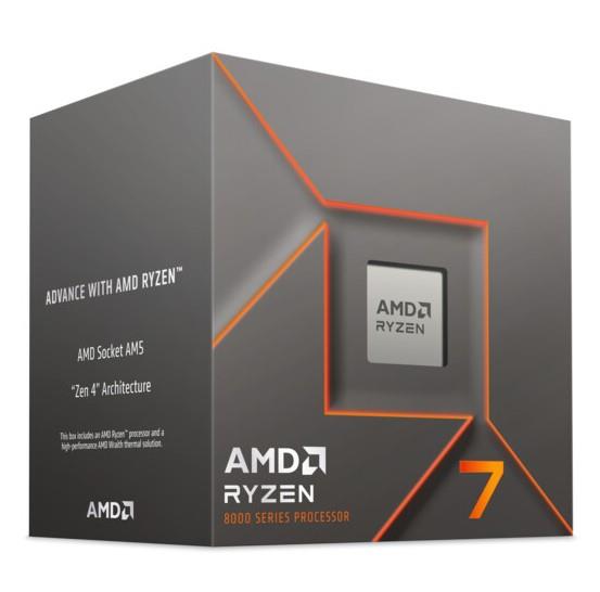 AMD Ryzen 7 8700F 4nm AI Processor with Wraith Spire Cooler(Open Box)