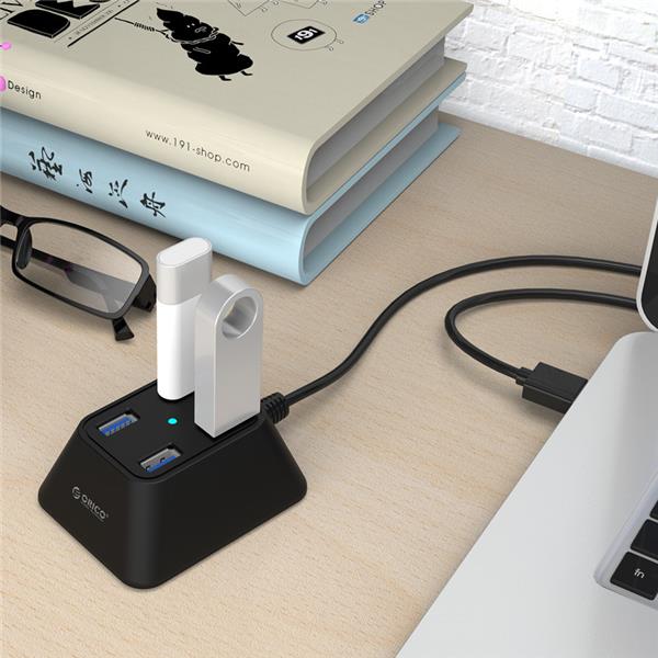 Orico 4-Port USB 3.0 Ultra-Mini Hub with 100cm Cable