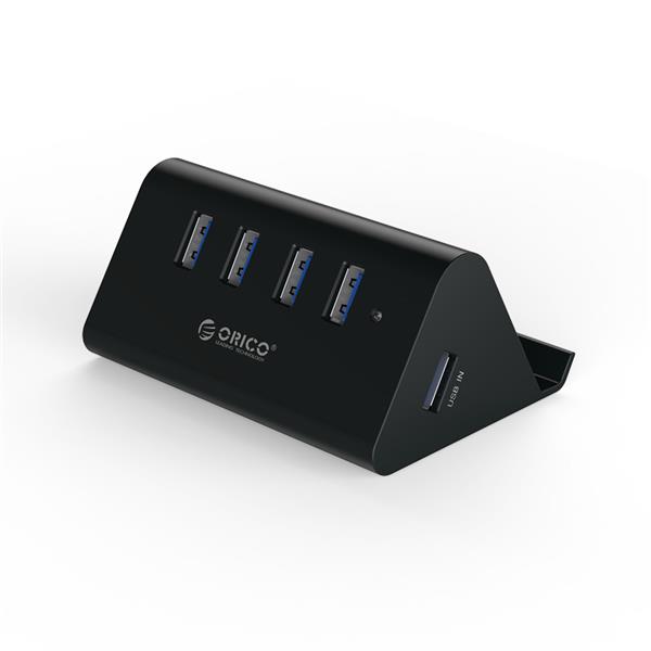 Orico 4-Port USB 3.0 Hub with Phone/Tablet Stand and 100m Cable