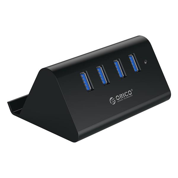 Orico 4-Port USB 3.0 Hub with Phone/Tablet Stand and 100m Cable