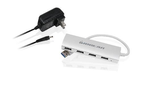 IOGEAR met(AL) P4P Hub, 4-Port USB 3.0 Powered Hub