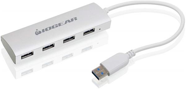 IOGEAR met(AL) P4P Hub, 4-Port USB 3.0 Hub