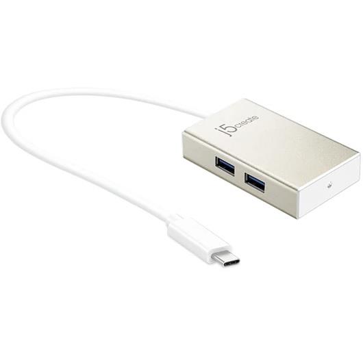 j5create USB-C to 4-port USB 3.0 Hub(Open Box)