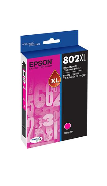 Epson T802 DuraBrite Ultra XL Magenta Ink Cartridge Sensormatic