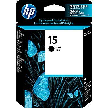 HP 15 Black Original Ink Cartridge (C6615DN)