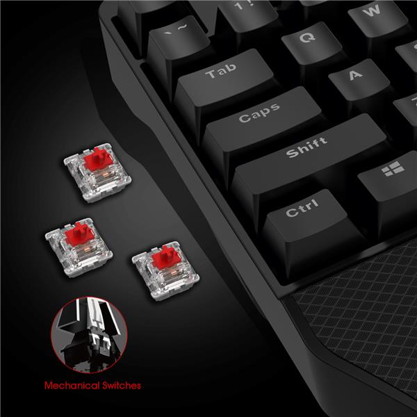 Rii All Keys PC Mechanical Gaming Keyboard K66 Anti ghosting(Open Box)