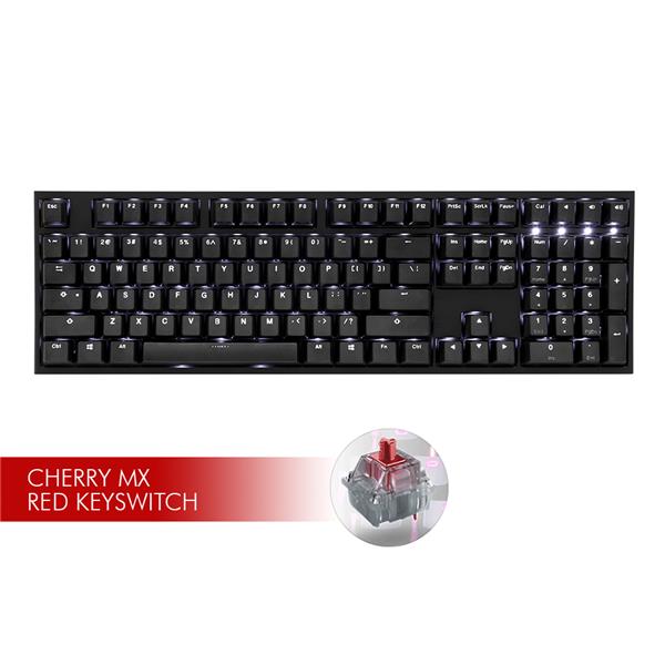 Ducky ONE2 White LED, CMX Red Switch Mechanical Keyboard