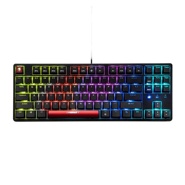 Digifast Mechanical RGB Tenkeyless Gaming Chronus Series Keyboard with BLUE Cherry MX Switches - CS21-B