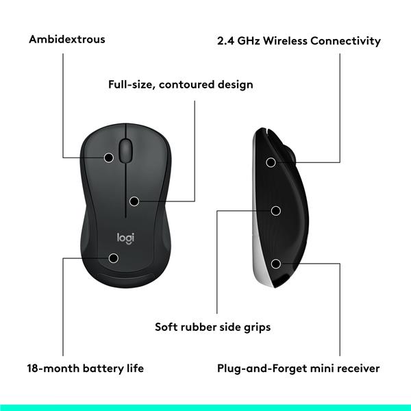 LOGITECH MK540 Advanced Wireless Keyboard/Mouse Combo (920-008671)(Open Box)