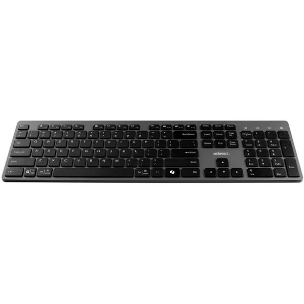 ADESSO Multi OS Wireless Scissor Switch desktop keyboard