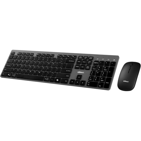 ADESSO Multi OS Wireless Scissor Switch desktop keyboard