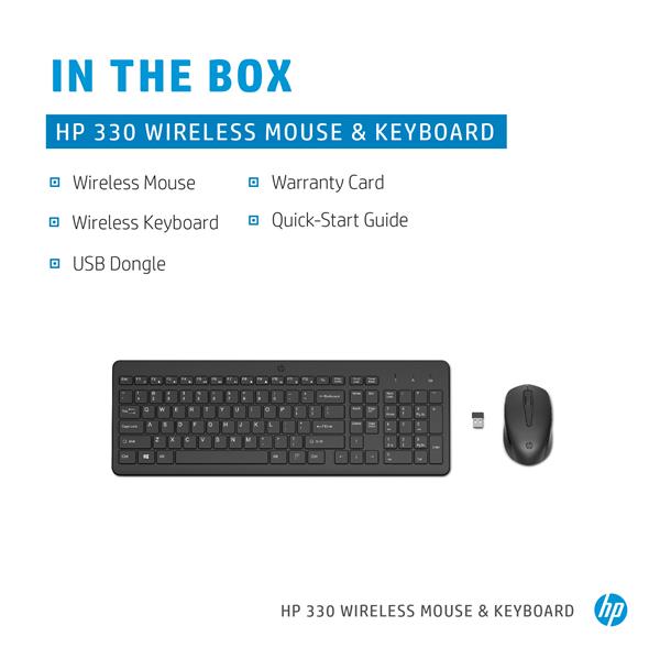 HP 330 Wireless Mouse and Keyboard Combination