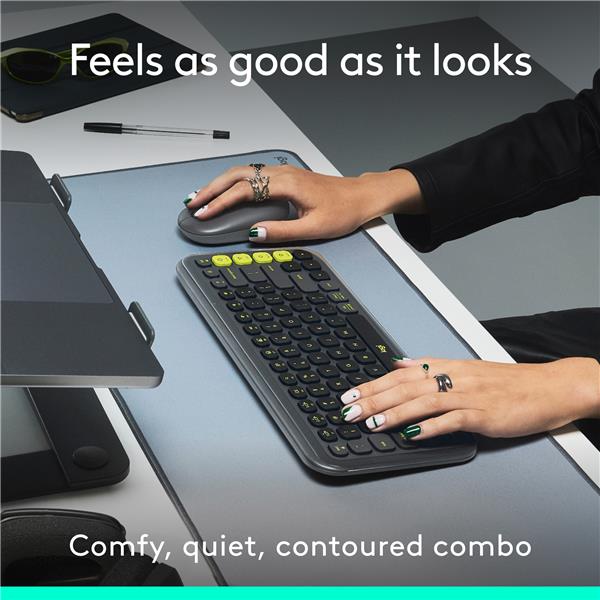 LOGITECH Pop Icon Combo Graphite-Lime Combo