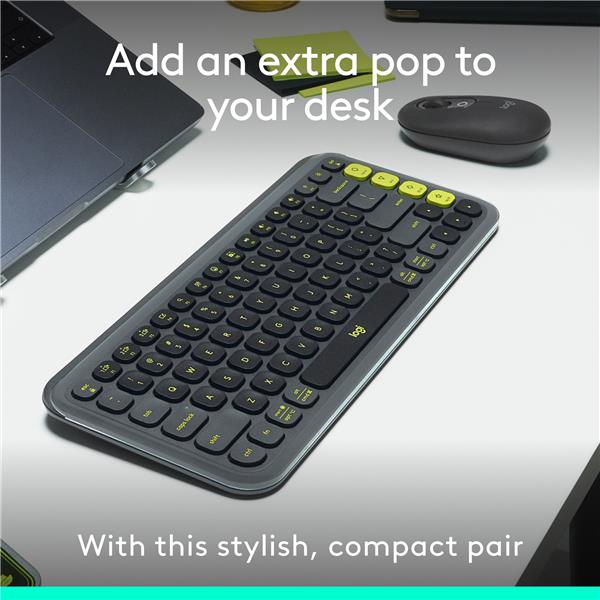 LOGITECH Pop Icon Combo Graphite-Lime Combo