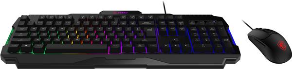 MSI Forge GK100 Combo – Gaming RGB Keyboard & Mouse Set