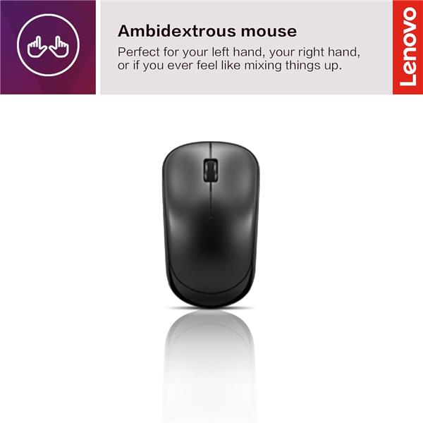 LENOVO 100 USB-A Wireless Combo Keyboard and Mouse