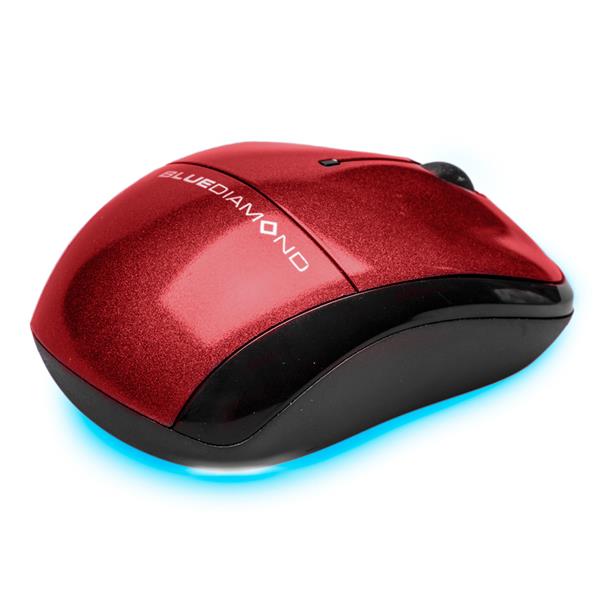 Track Mobile - Red Travel Wireless Mouse (GD2822R)