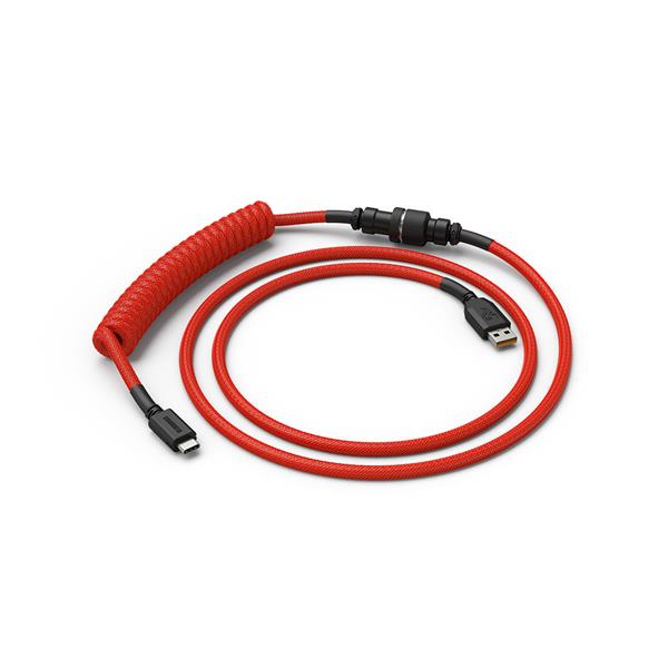 Câble spiralé USB-C Glorious - Pourpre (GLO-CBL-COIL-RED)