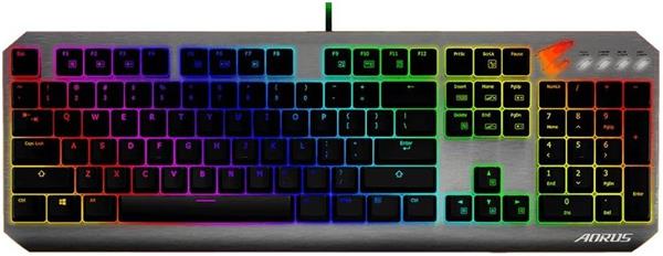 GIGABYTE AORUS K1 Gaming Keyboard, Cherry MX Red Mechanical Switches,(Open Box)