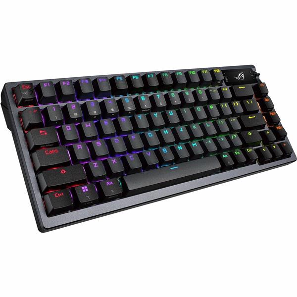 ASUS ROG Azoth 75 Wireless DIY Custom Gaming Keyboard- RGB Black