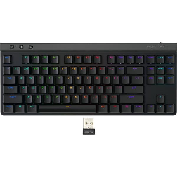 LOGITECH G515 LIGHTSPEED TKL Wireless Gaming  Keyboard (Black)