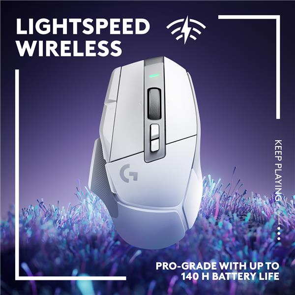 Logitech G G502 X LIGHTSPEED Wireless Gaming Mouse (White)