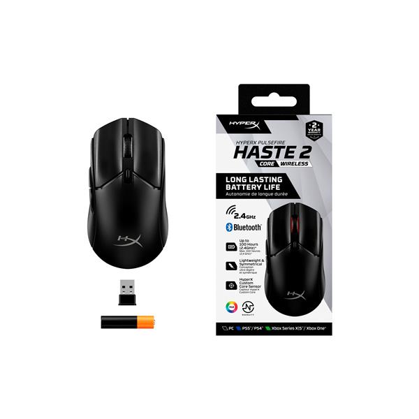 HyperX Pulsefire Haste 2 Core Wireless Black/Black Gaming Mouse