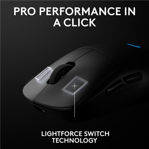 LOGITECH G PRO 2 LIGHTSPEED Wireless Gaming Mouse- Black