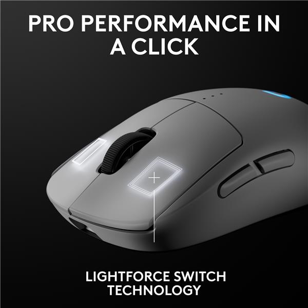 LOGITECH G PRO 2 LIGHTSPEED Wireless Gaming Mouse- White