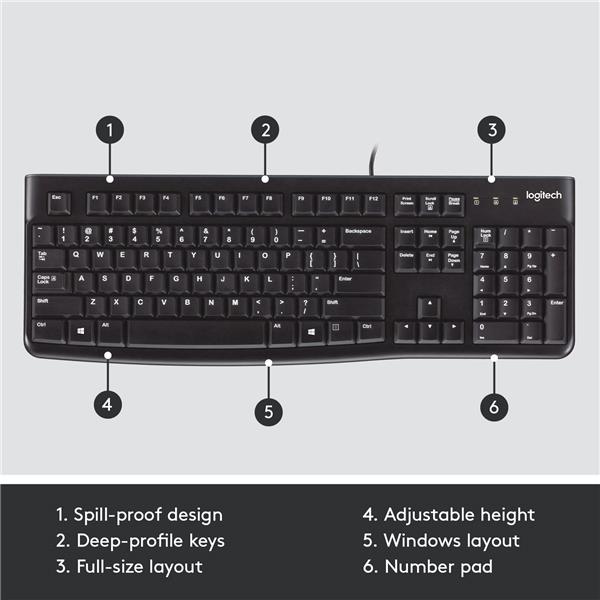 LOGITECH K120 USB Keyboard