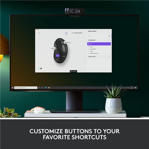 LOGITECH Signature M650 L Wireless Mouse - Graphite