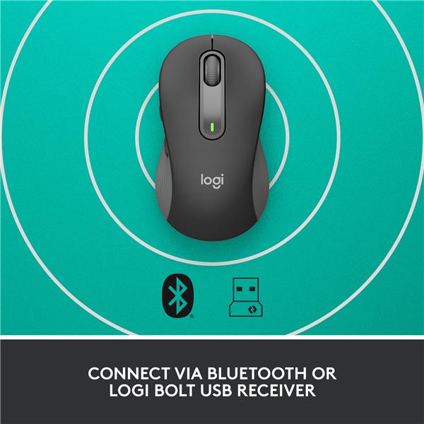 LOGITECH Signature M650 L Wireless Mouse - Graphite(Open Box)