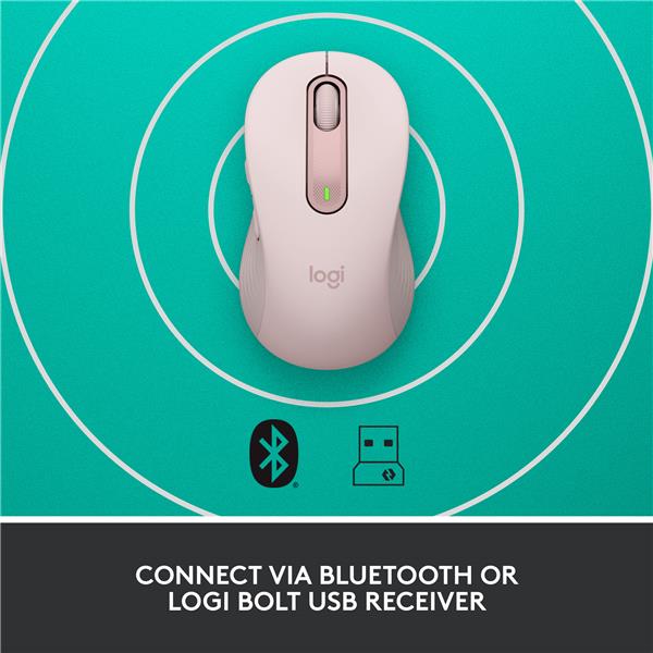 LOGITECH Signature M650 Wireless Mouse - Rose