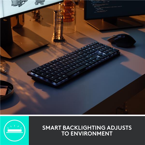 LOGITECH  MX Mechanical Wireless Keyboard (Tactile Quiet Switches)