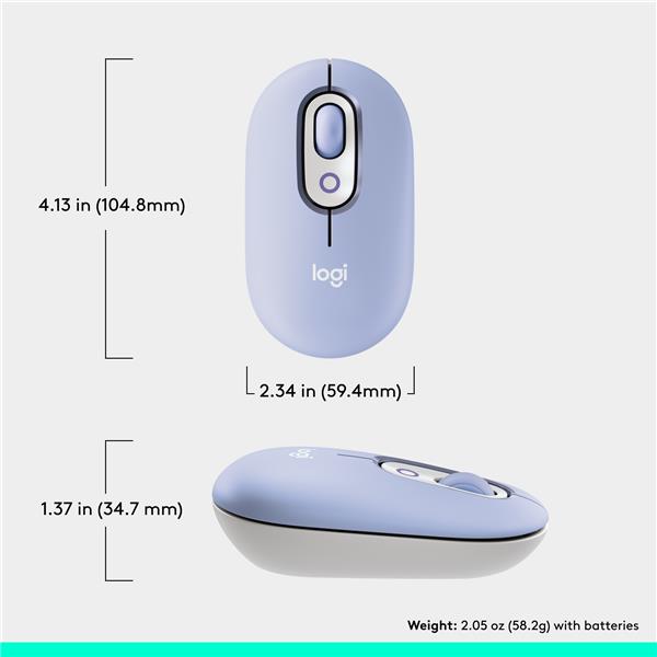 LOGITECH POP Wireless Mouse (Lilac)