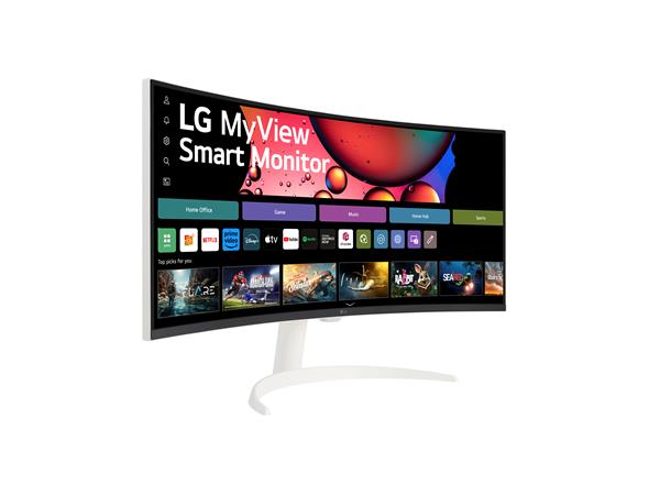 LG 34" WQHD 3440x1440 Curved VA 100Hz 5ms Smart Monitor